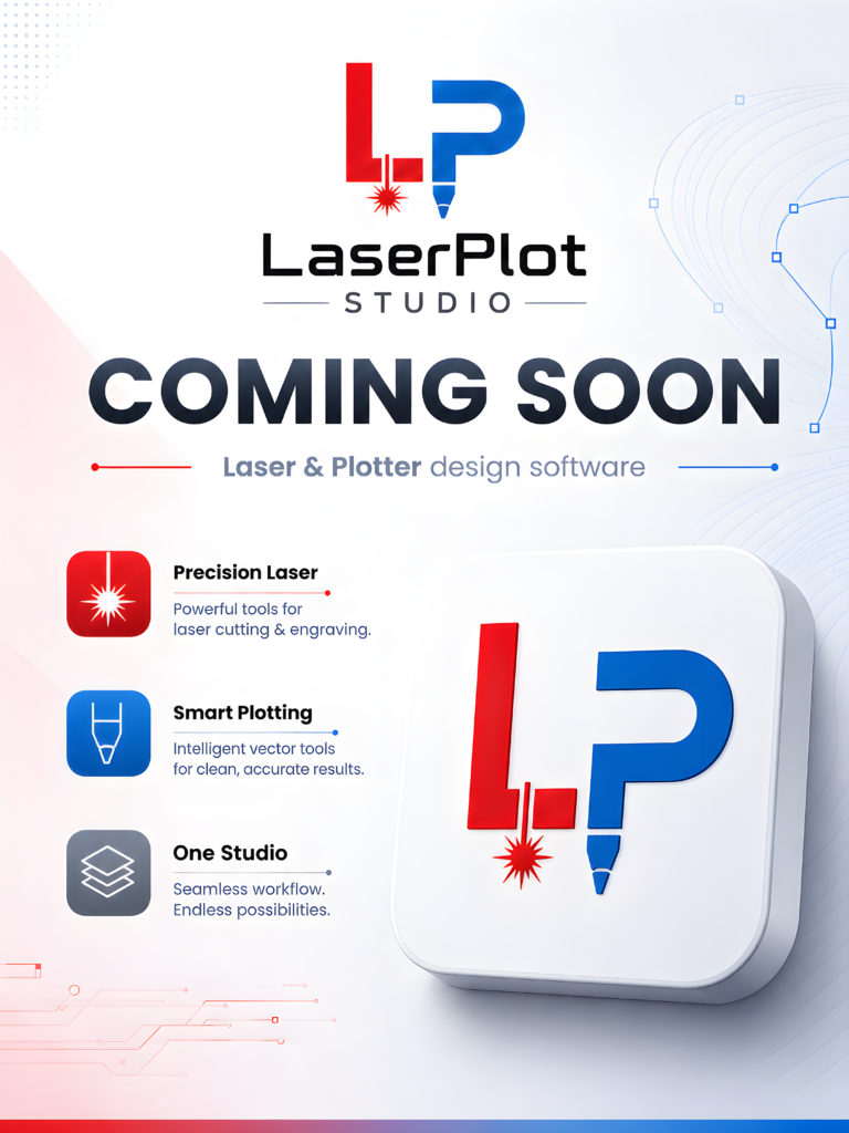 LaserPlot Studio coming soon: laser and plotter design software
